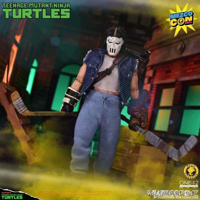 MEZCO TOYZ 『《忍者神龟》凯西·琼斯』1/12比例可动人偶