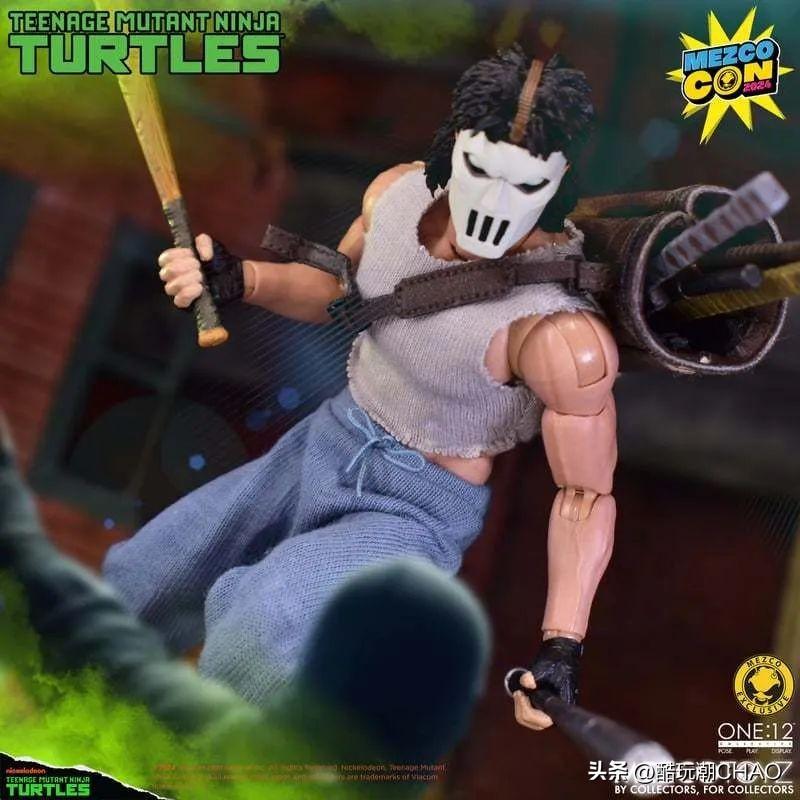 MEZCO TOYZ 『《忍者神龟》凯西·琼斯』1/12比例可动人偶