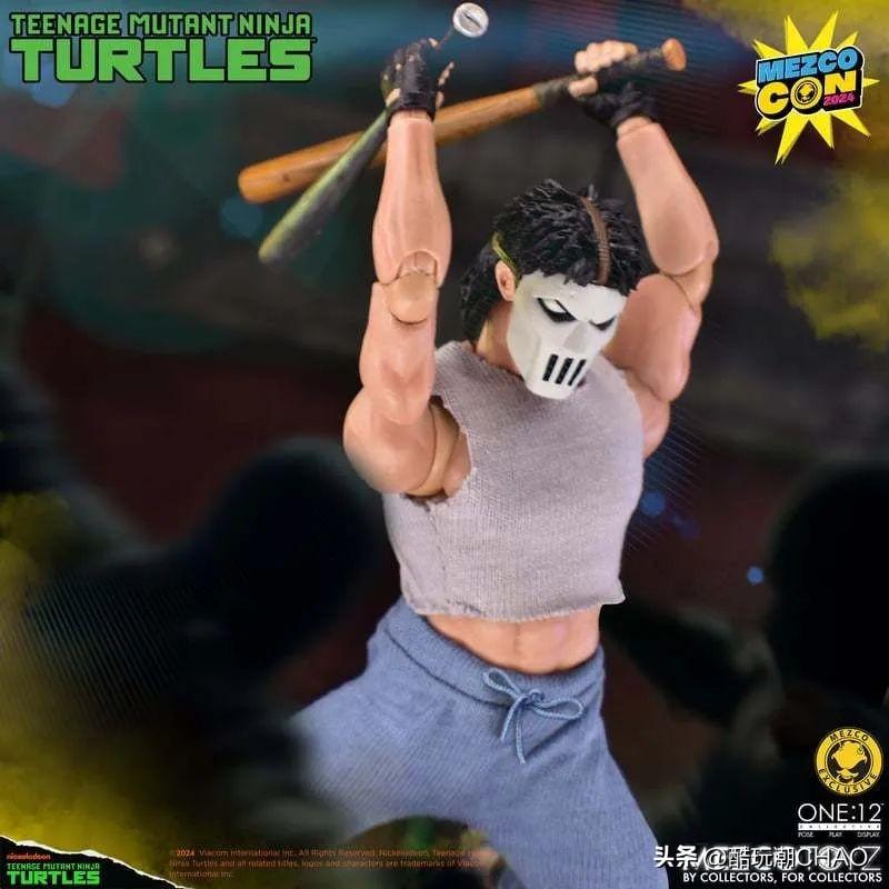 MEZCO TOYZ 『《忍者神龟》凯西·琼斯』1/12比例可动人偶