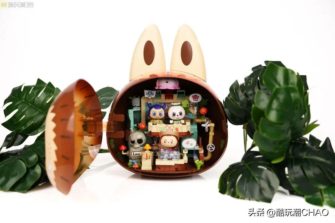 表现如何？开箱泡泡玛特首款积木『森林秘密基地系列』！