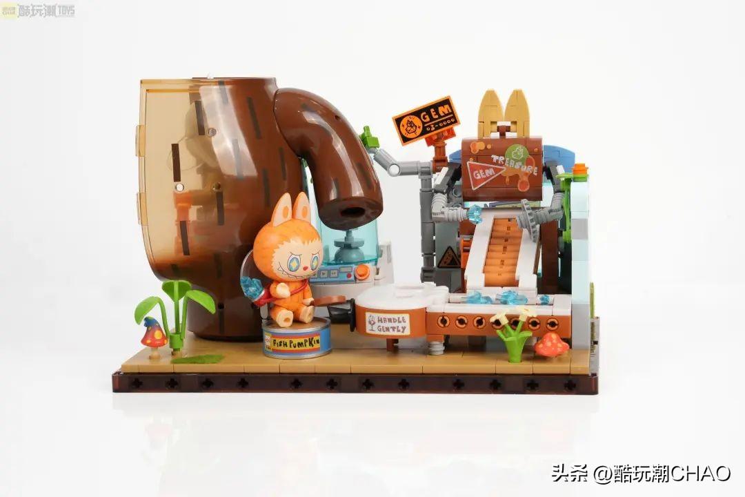 表现如何？开箱泡泡玛特首款积木『森林秘密基地系列』！