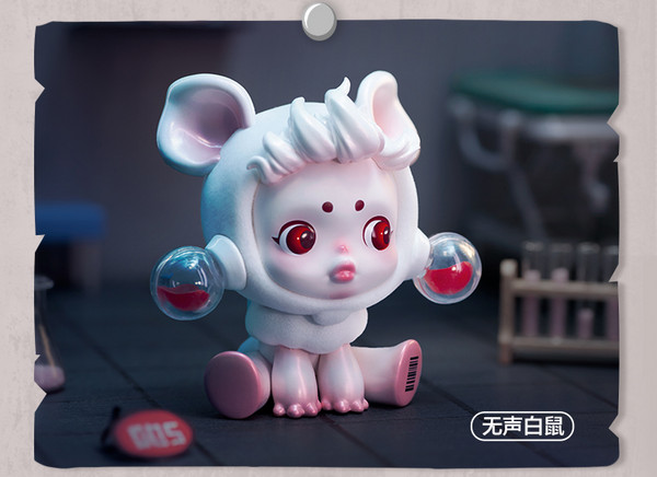 泡泡玛特 SKULLPANDA食梦动物系列盲盒玩具潮流礼物