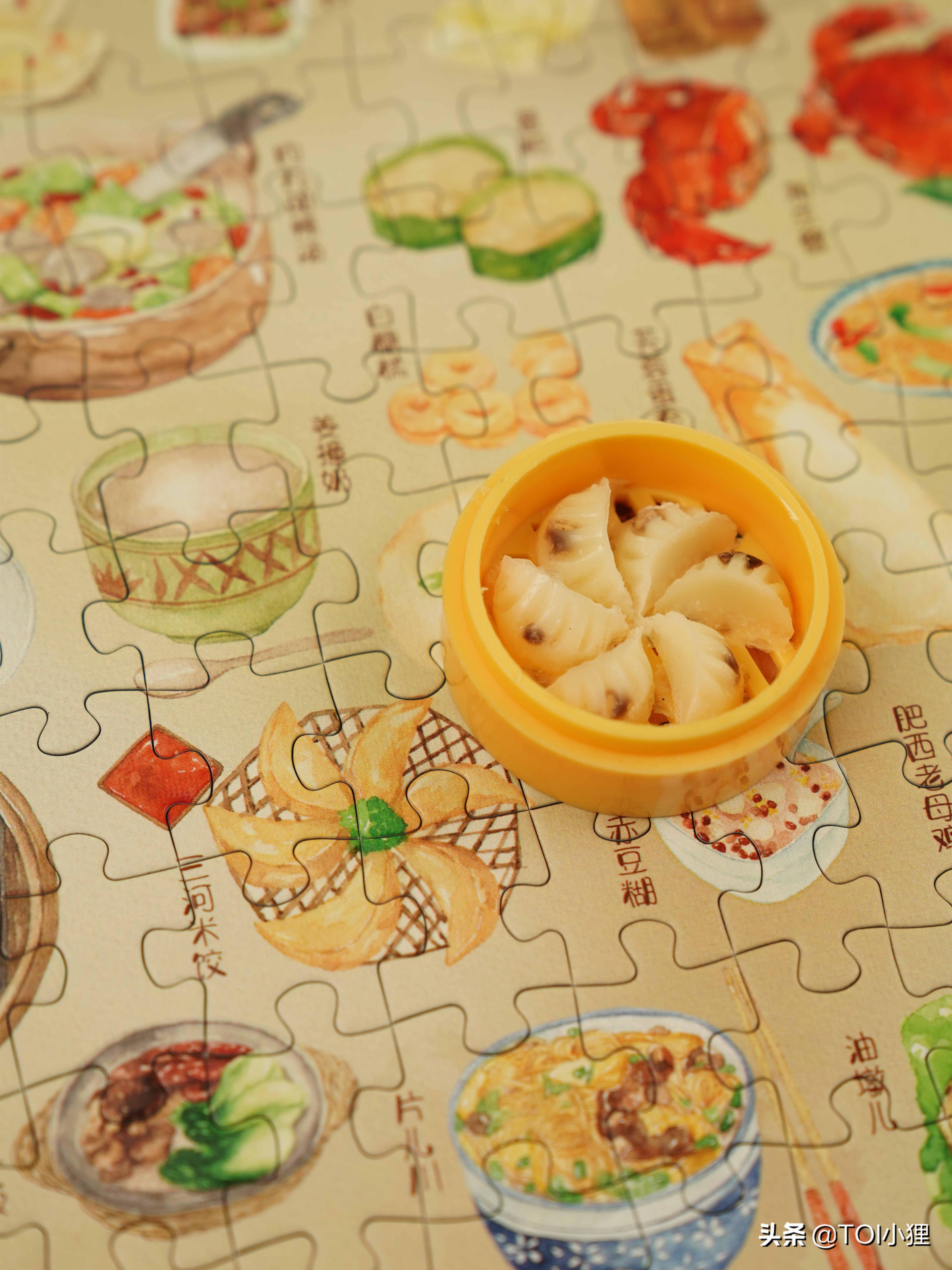 TOI图益拼图的中华美食图鉴，好想都吃一遍啊