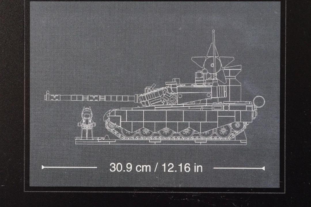 小鲁班 1/35 99A主战坦克（金属漆版）开箱