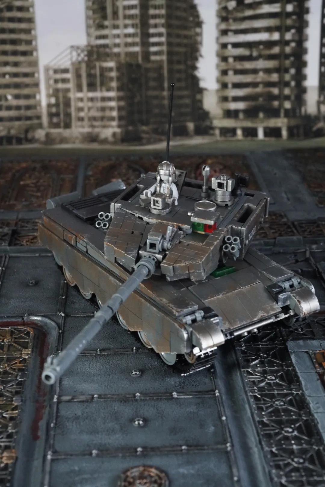 小鲁班 1/35 99A主战坦克（金属漆版）开箱