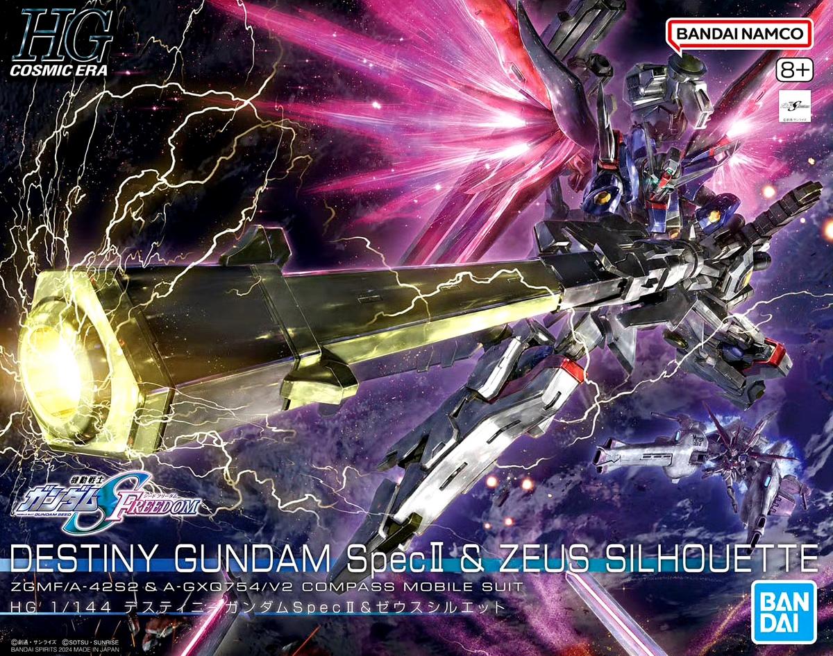 模型欣赏：HGCE 1/144 命运高达SPEC II和宙斯魅影