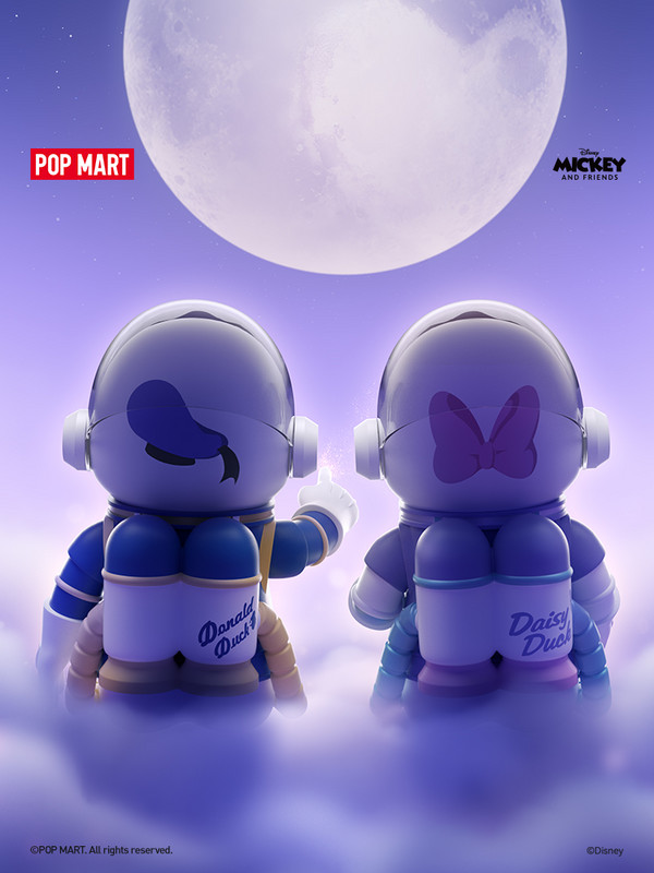 POP MART 泡泡玛特 MEGA SPACE MOLLY 400% 唐老鸭与黛丝