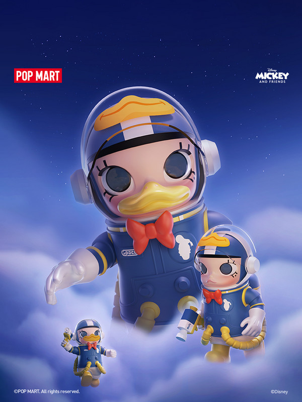 POP MART 泡泡玛特 MEGA SPACE MOLLY 400% 唐老鸭与黛丝