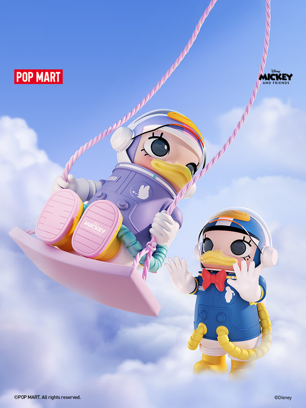 POP MART 泡泡玛特 MEGA SPACE MOLLY 400% 唐老鸭与黛丝