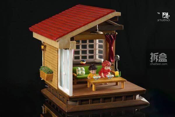 神隐工作室 美食系列 三分钟的幸福 美味波妞悬崖上的金鱼姬雕像