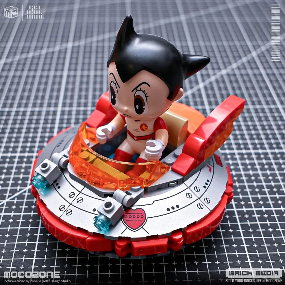 铁臂阿童木主题奇妙小车系列积木玩具