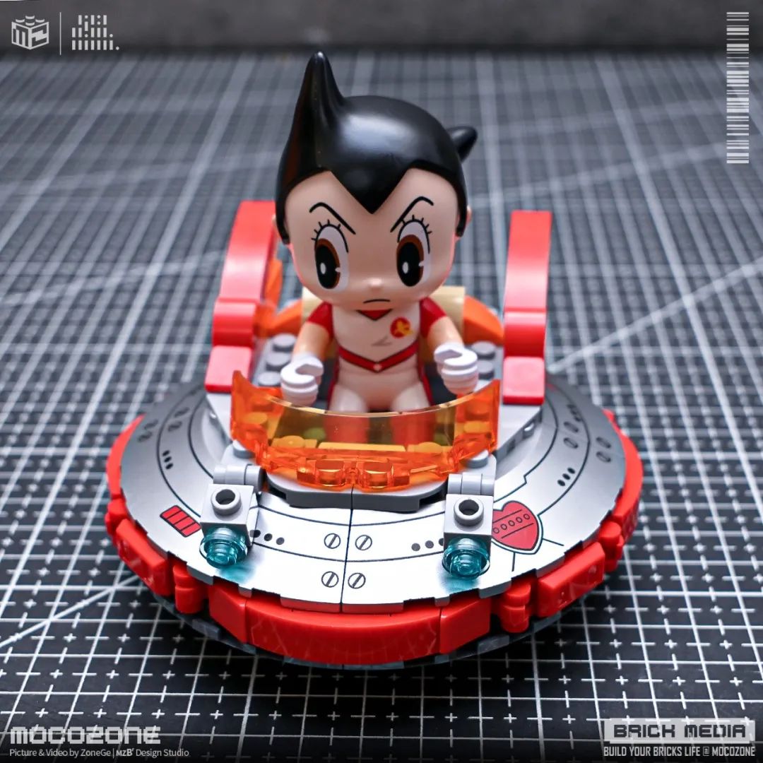 铁臂阿童木主题奇妙小车系列积木玩具