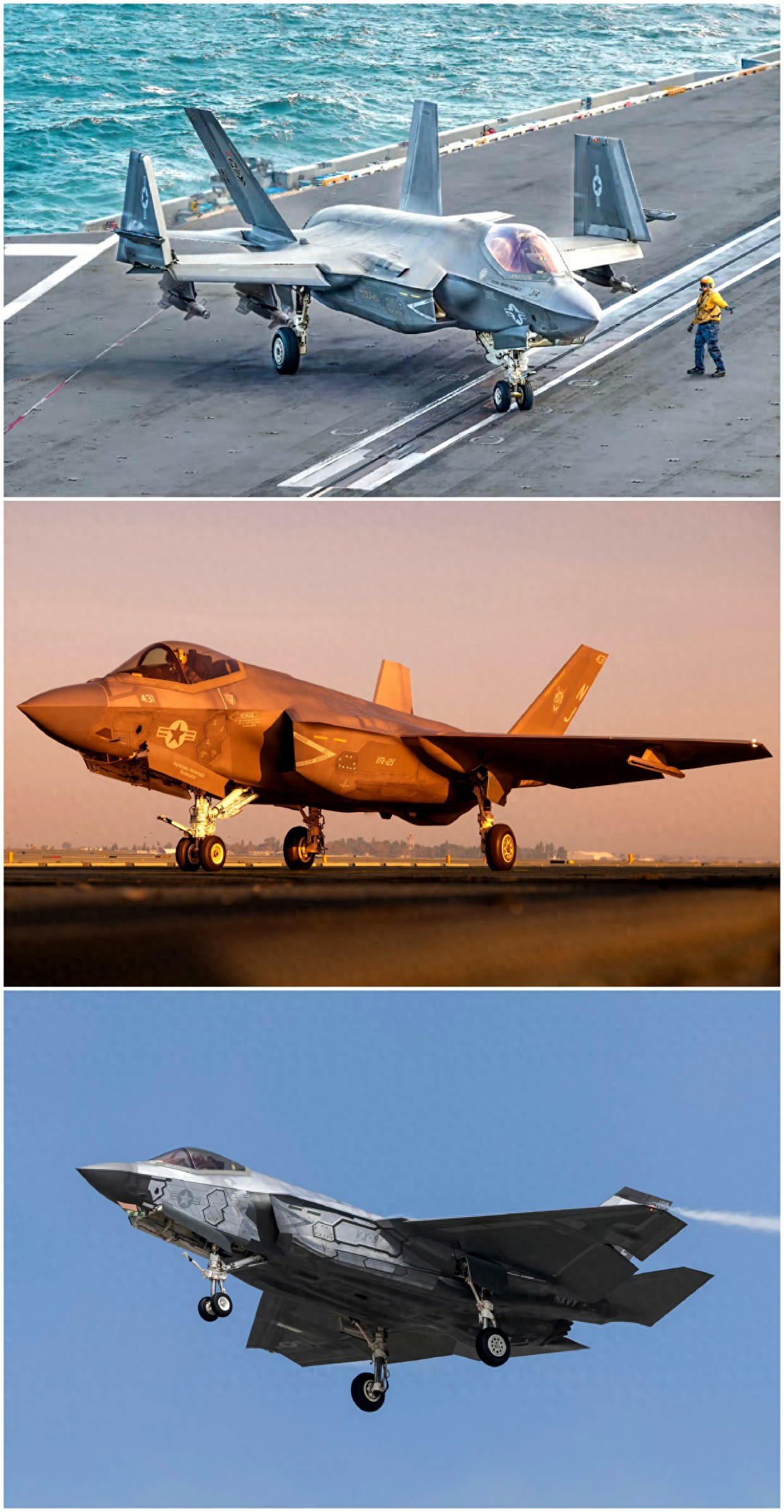 军模欣赏:田宫 1/48 F-35C战斗机模型