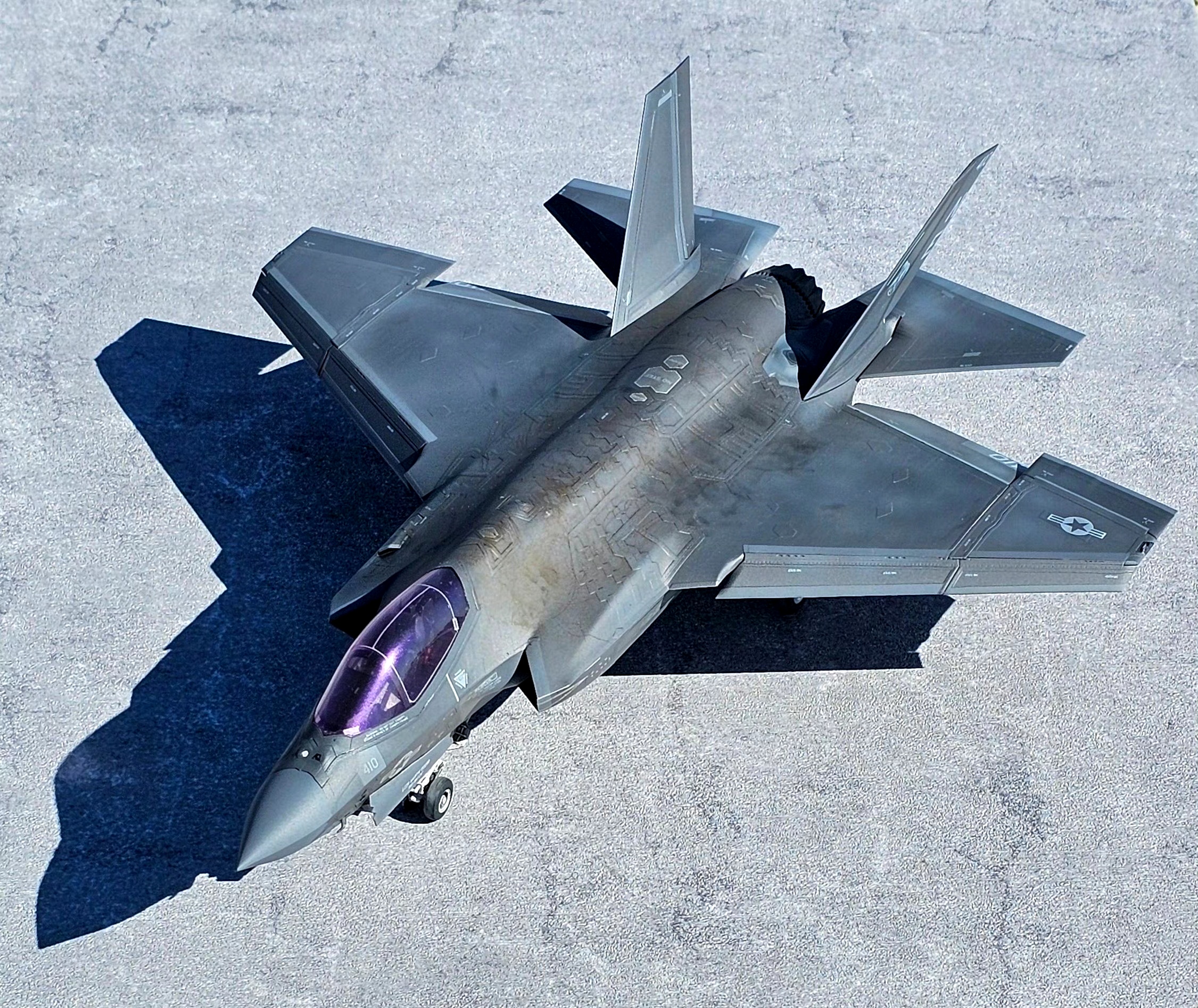 军模欣赏:田宫 1/48 F-35C战斗机模型