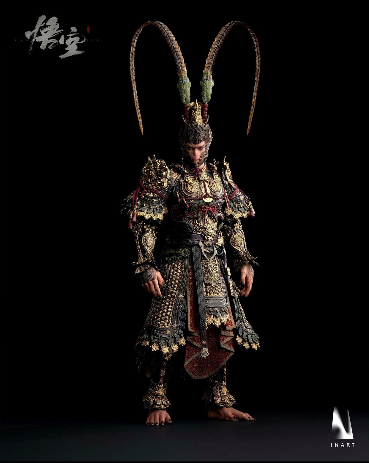模型欣赏：INART 1/6《黑神话：悟空》天命人·大圣金甲套