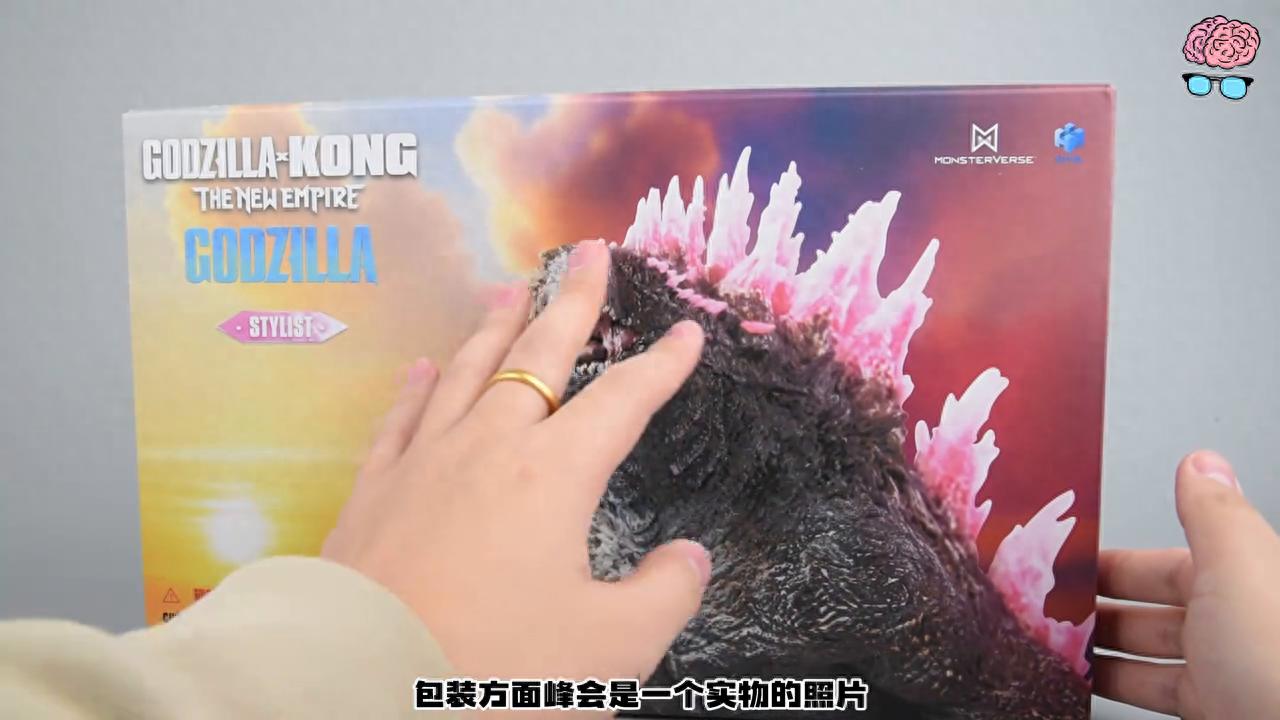HIYA海雅哥斯拉 进化版 立像手办 怪兽可动模型模玩开箱