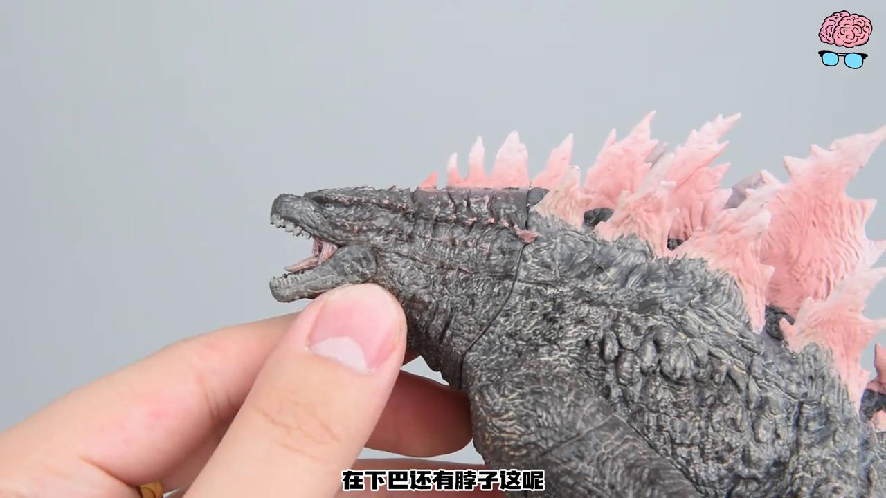 HIYA海雅哥斯拉 进化版 立像手办 怪兽可动模型模玩开箱