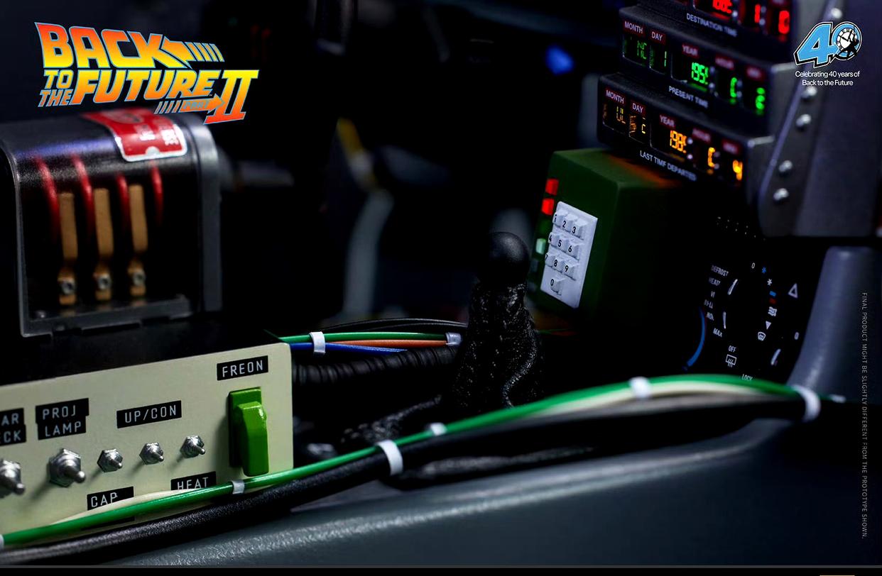 模型欣赏：BLITZWAY《回到未来2》时光机器