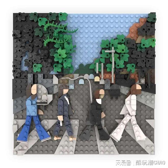 从披头士到皇后乐队：这些乐高积木复刻的经典专辑封面你都认得吗